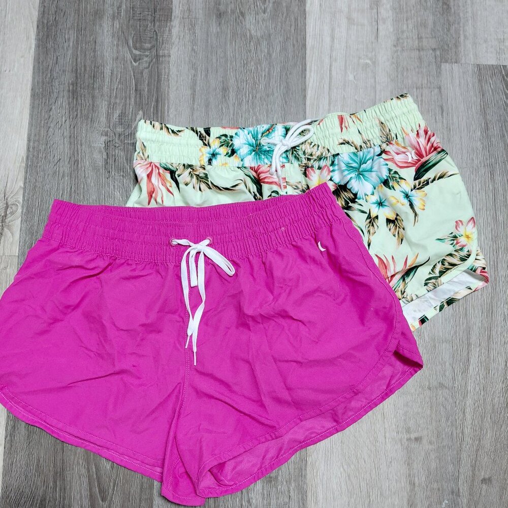 Hurley Shorts | Hurley Volley Boardshorts | Color: Pink & Floral | Size: S